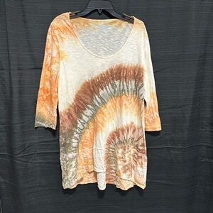 Soft surroundings women’s tie dye top /‎ Size L /Box 17-28